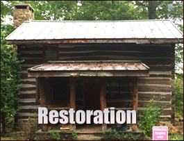 Historic Log Cabin Restoration  Minford, Ohio